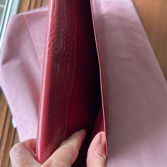 NOTIQ Vegan Croco Leather Laptop Tech Sleeve /document holder NEW - Picture 5 of 10